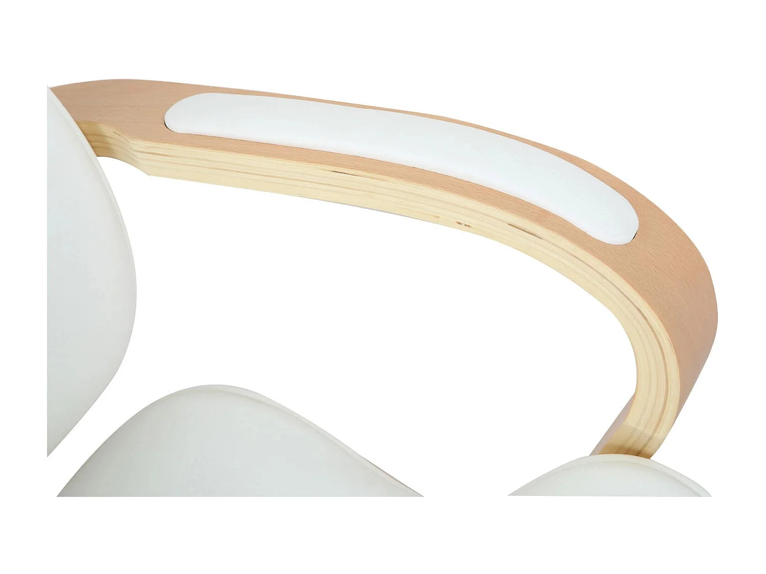 Dudeco Cadeira Escritório Melilla Carvalho e branco