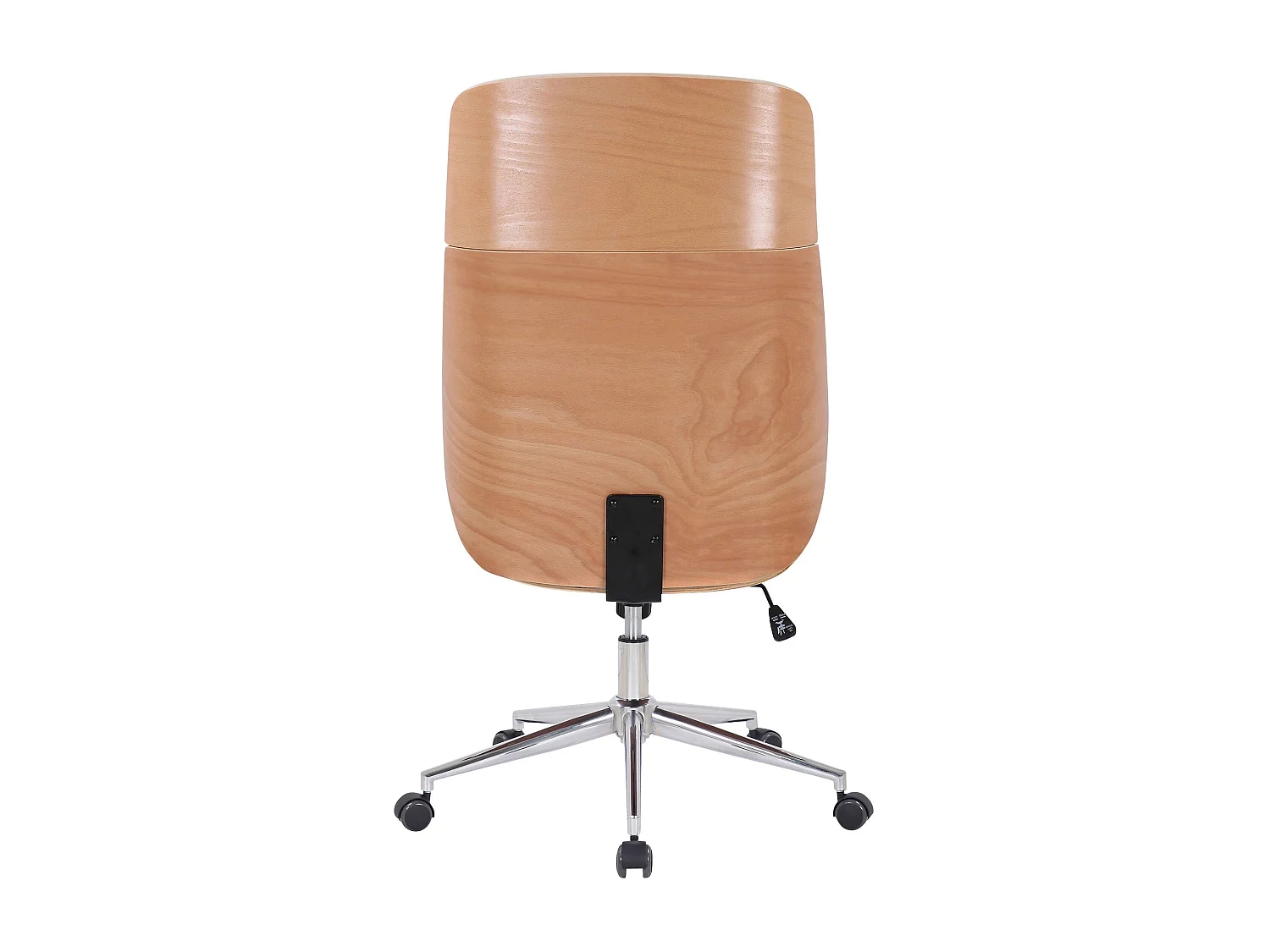 Dudeco Cadeira Escritório Varel Carvalho e branco