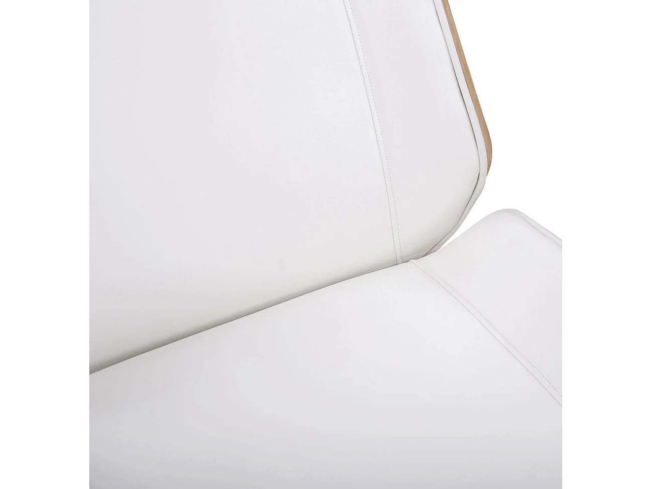 Dudeco Cadeira Escritório Varel Carvalho e branco