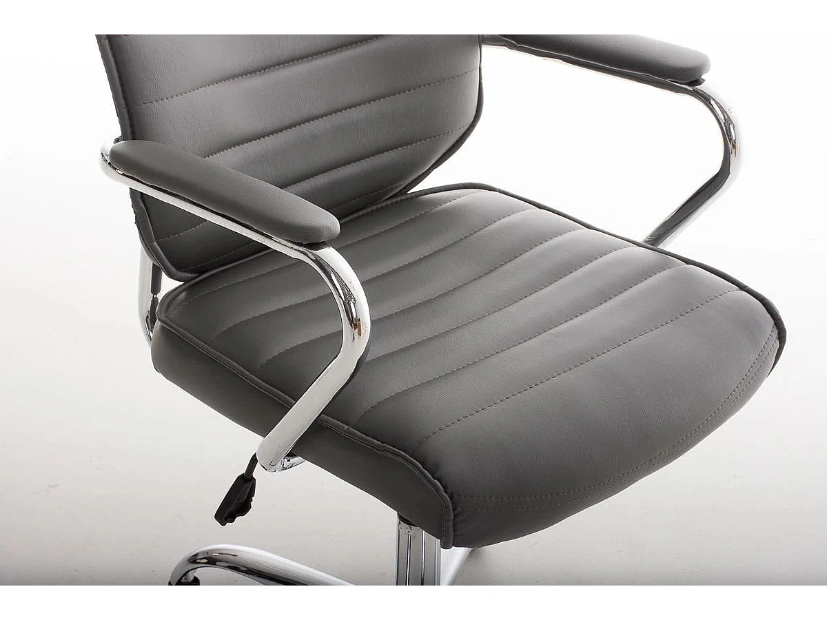 Dudeco Cadeira Escritório Rako em Pele Sintética Cinzento