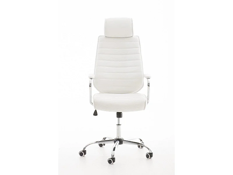 Dudeco Cadeira Escritório Rako em Pele Sintética Branco