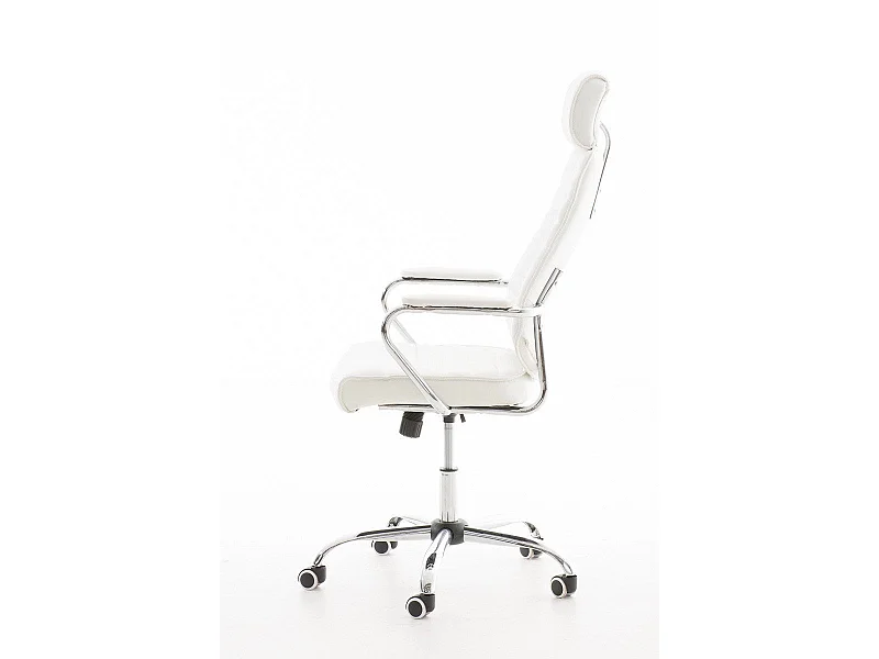Dudeco Cadeira Escritório Rako em Pele Sintética Branco