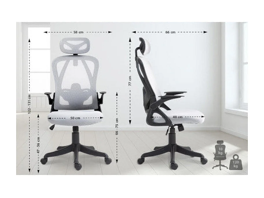 Dudeco Cadeira Escritório Taos Cinzento