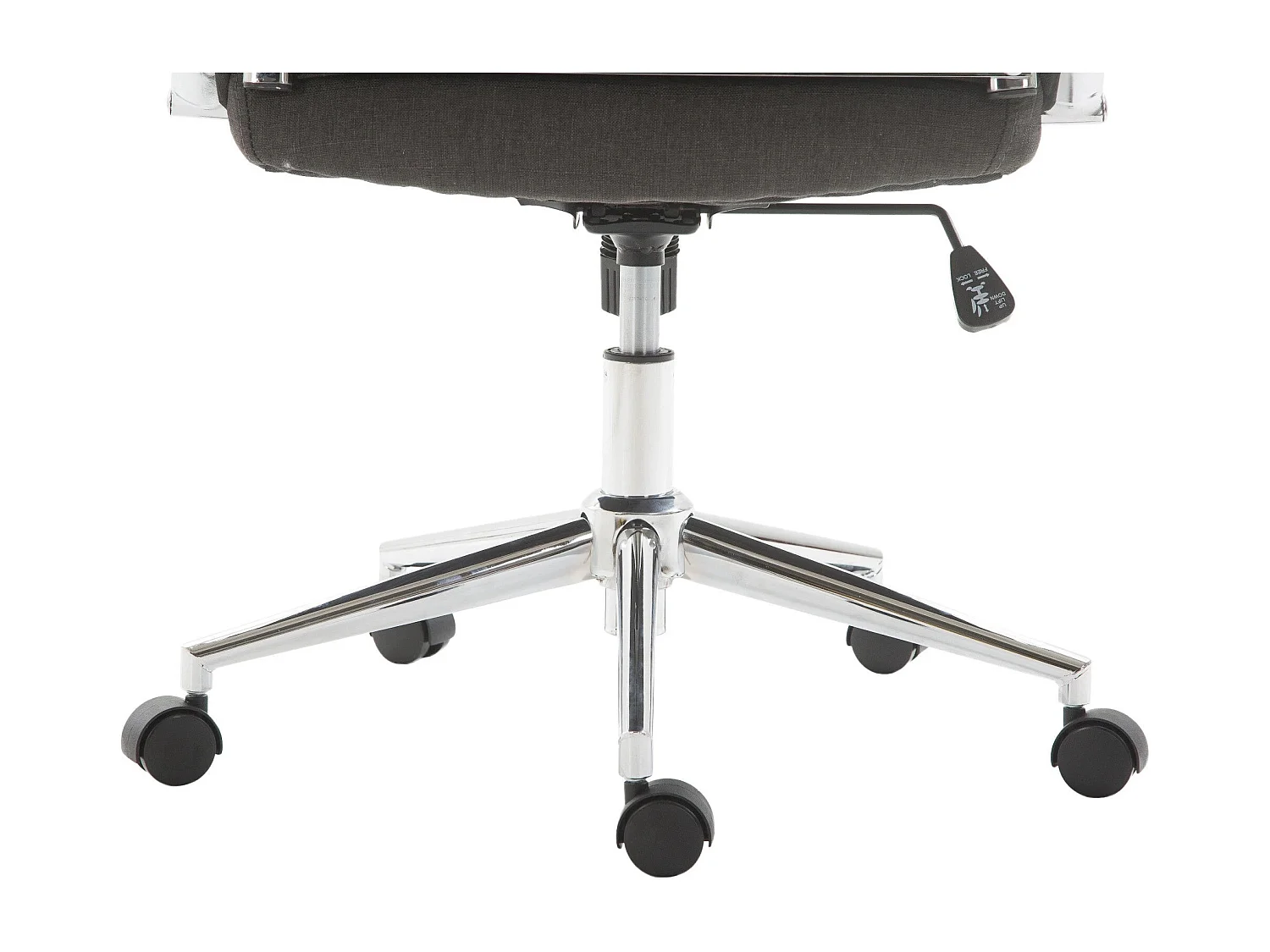 Dudeco Cadeira Escritório Kolumbus em Tecido Cinzento Escuro