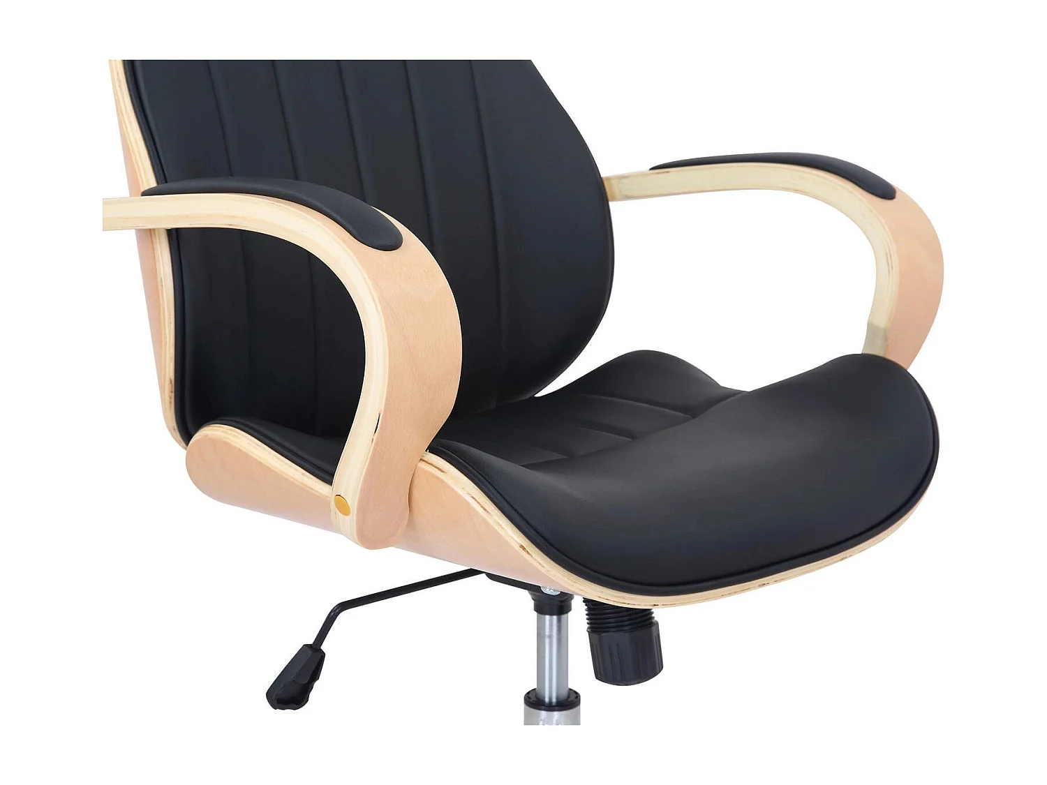 Dudeco Cadeira Escritório Melilla Carvalho e preto