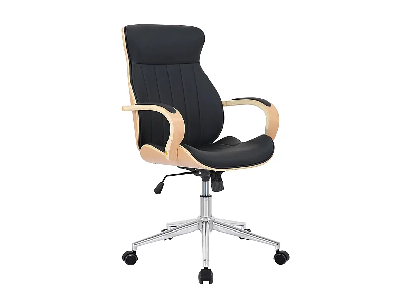 Dudeco Cadeira Escritório Melilla Carvalho e preto