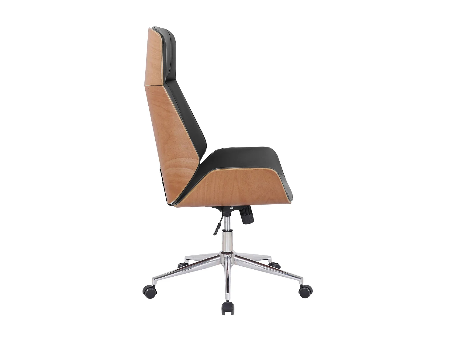 Dudeco Cadeira Escritório Varel Carvalho e preto