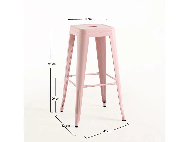 Dudeco Banco Leeds Alto Rosa Claro