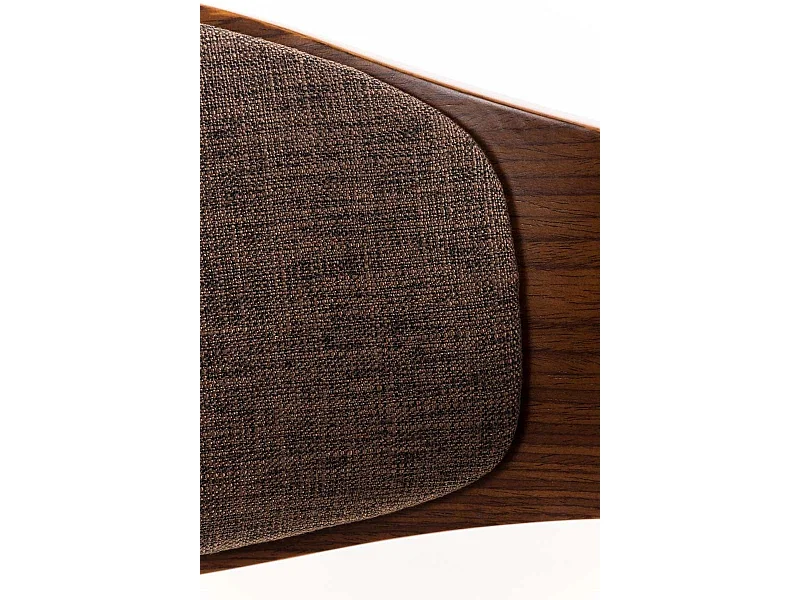 Dudeco Cadeira Berlim Tecido Nogueira e castanho