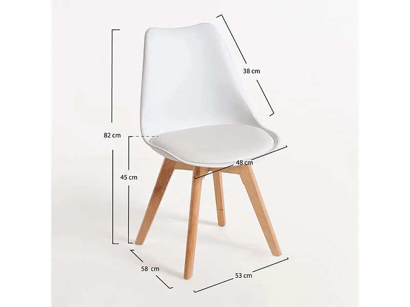 Dudeco Silla Skagen Blanco