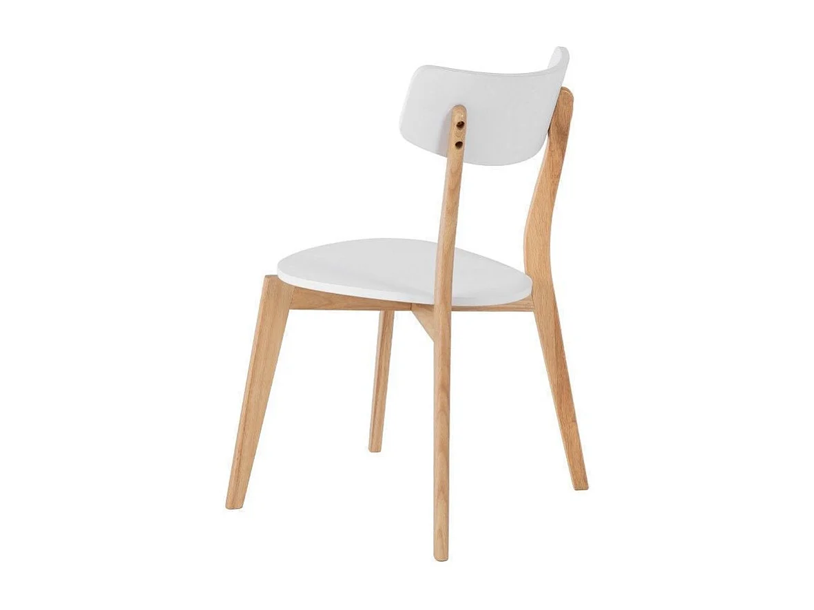 Dudeco Cadeira Ava Carvalho e Branco