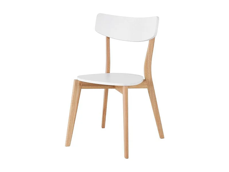 Dudeco Cadeira Ava Carvalho e Branco