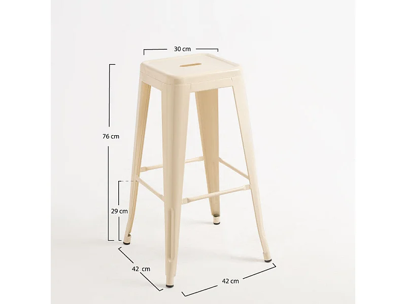 Dudeco Banco Leeds Alto Bege