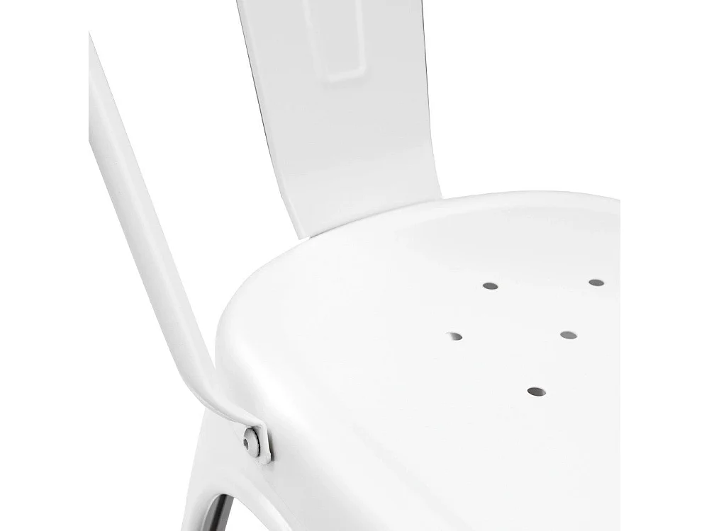 Dudeco Silla de Leeds Blanco Mate