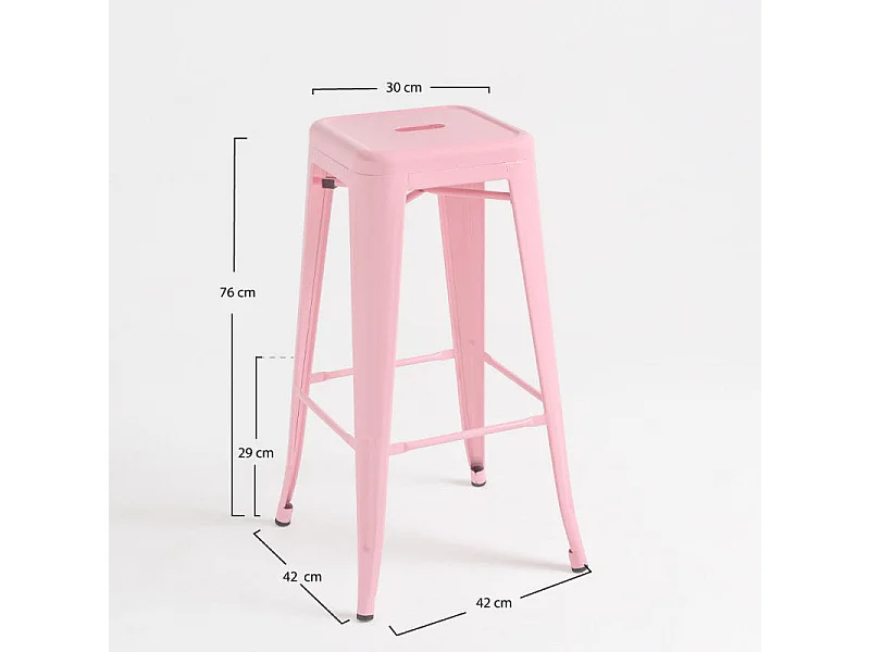 Dudeco Banco Leeds Alto Rosa Coral