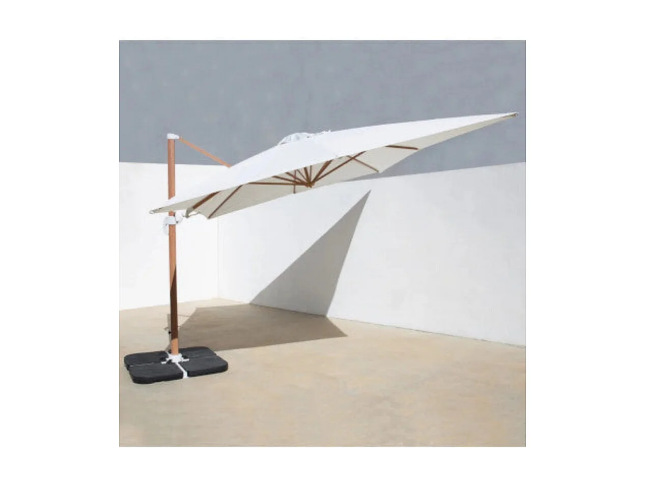 Dudeco Guarda-Sol Alumínio 300x400 Branco