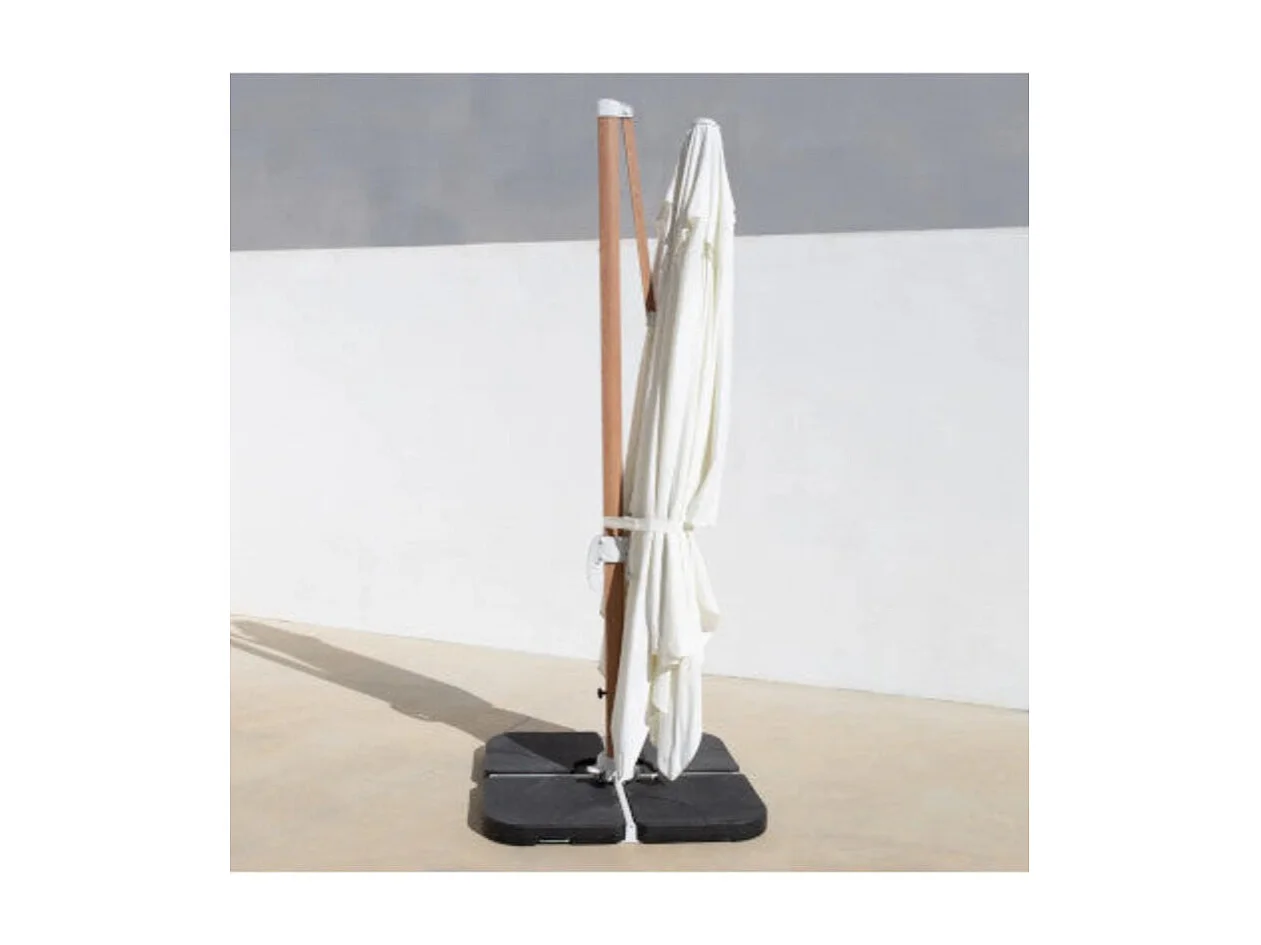 Dudeco Guarda-Sol Alumínio 300x400 Branco