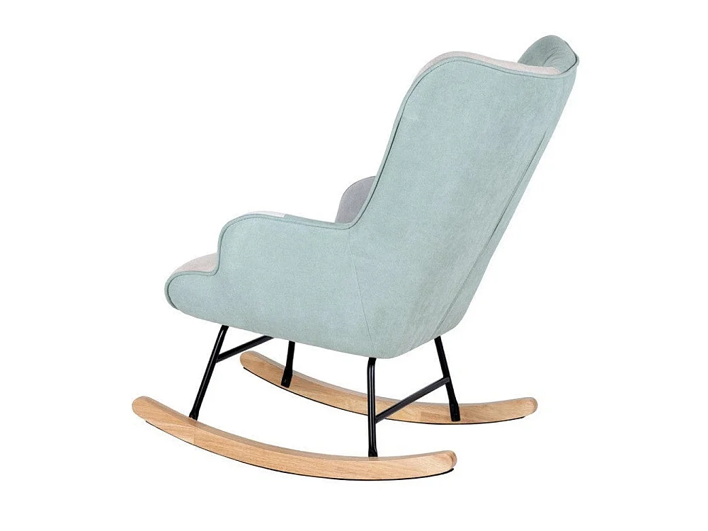 Dudeco Poltrona de Balanço Luca Patchwork Verde Menta