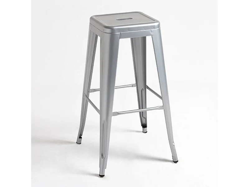 Dudeco Banco Leeds Alto Cinzento metalizado