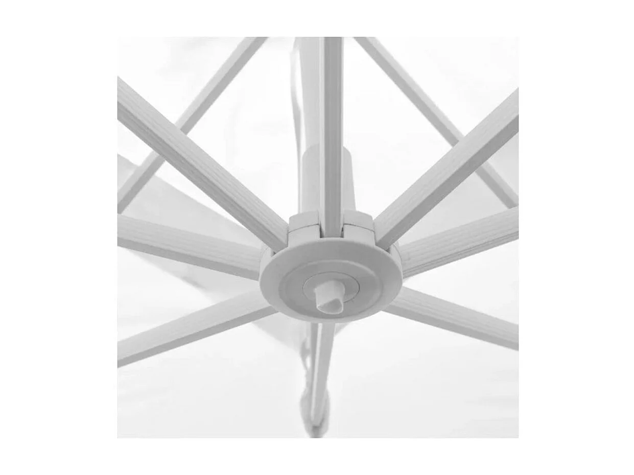 Dudeco Guarda-Sol Alumínio 300x300 Branco