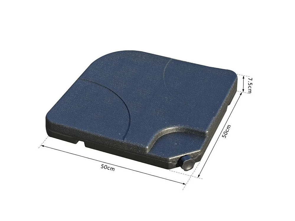 Dudeco Base Parasol Four Negro