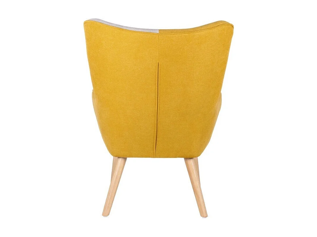 Dudeco Poltrona Luca Patchwork Mostarda