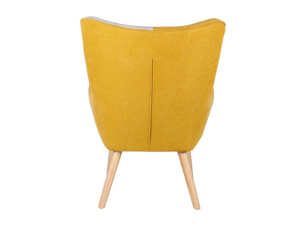 Dudeco sillón luca Patchwork mostaza