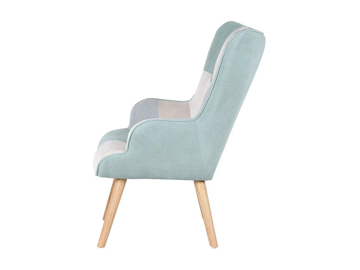 Dudeco Poltrona Luca Patchwork Verde Menta