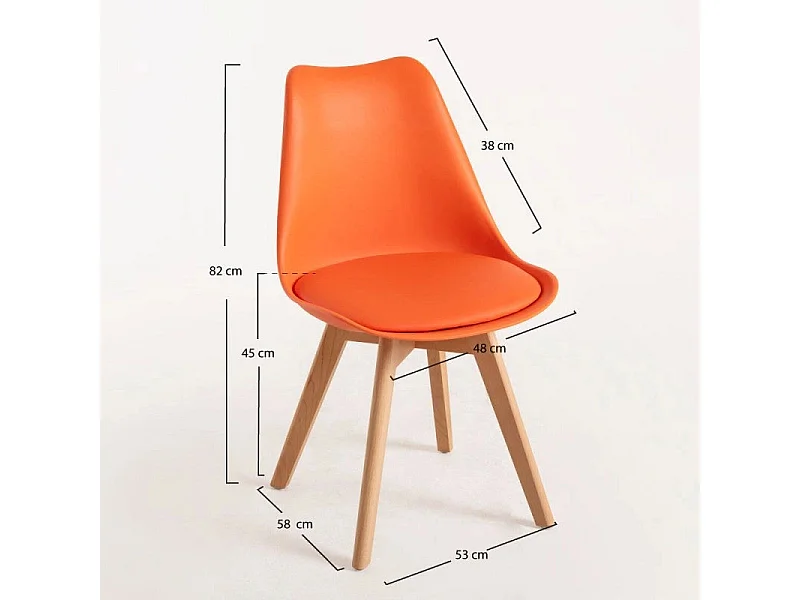 Dudeco Cadeira Skagen Basic Laranja