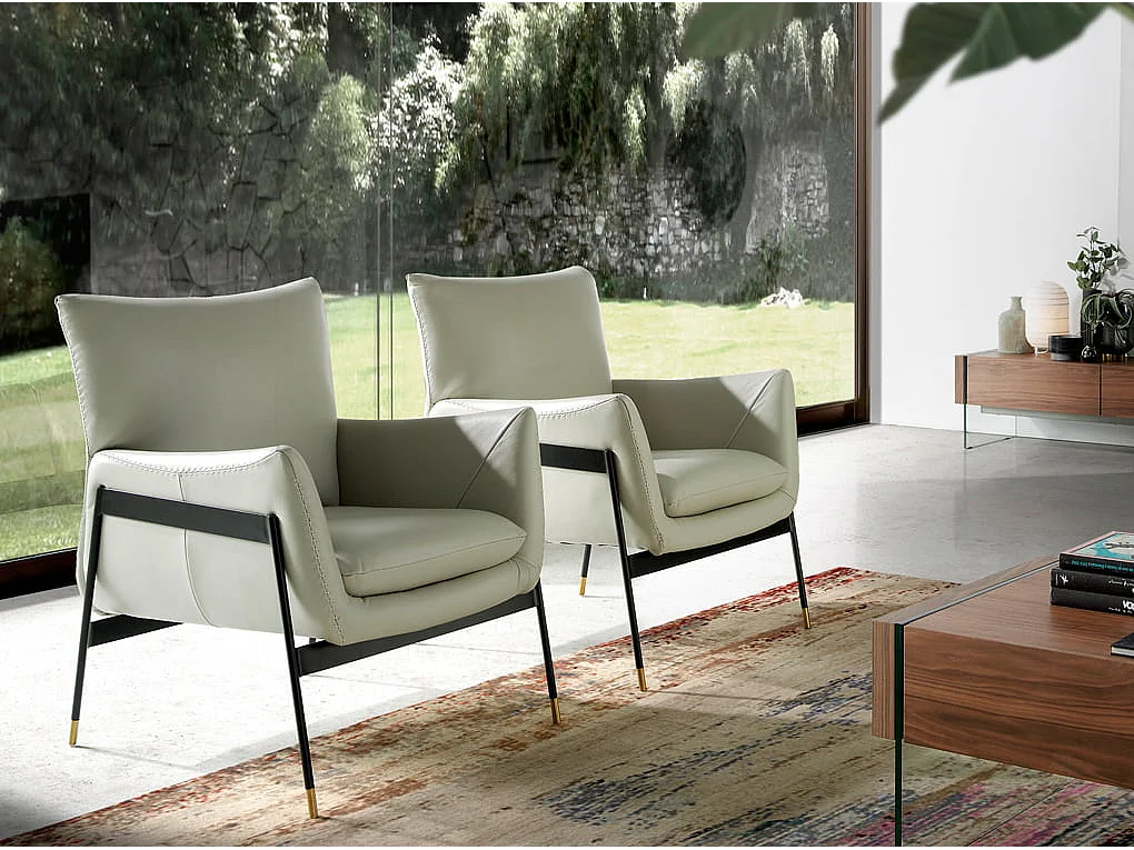 Dudeco Sillón Paris Gris claro