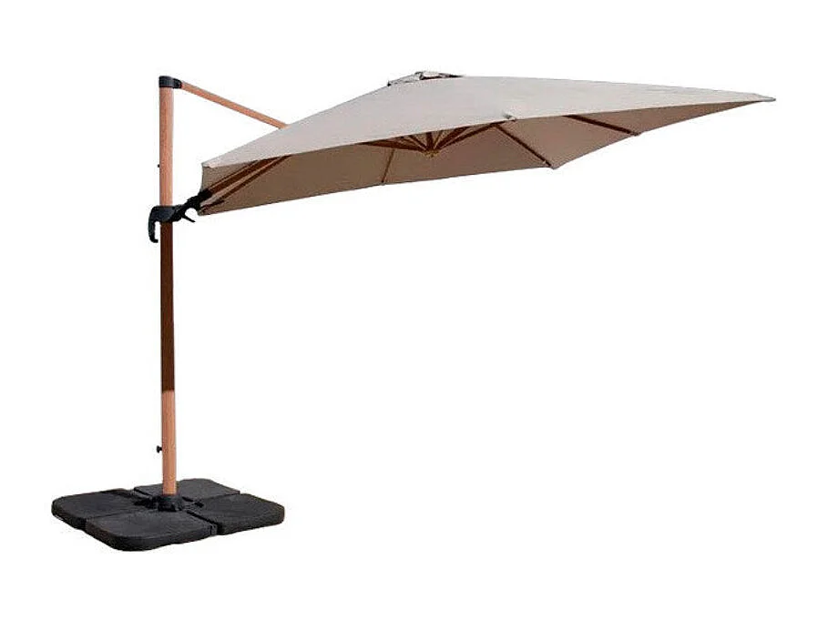 Dudeco Guarda-Sol Alumínio 300x400 Cinzento