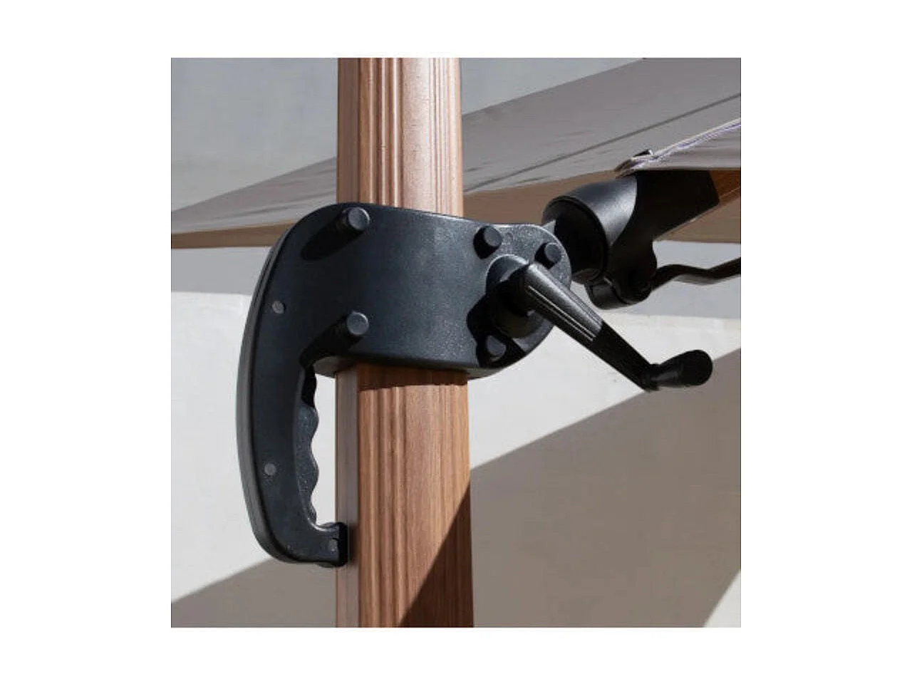 Dudeco Guarda-Sol Alumínio 300x400 Cinzento