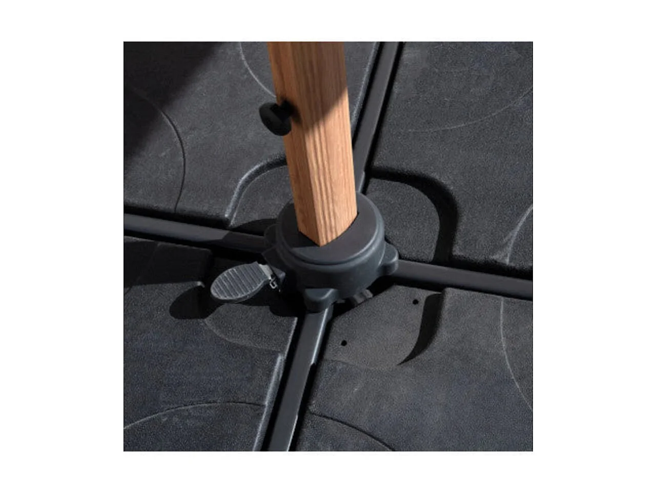 Dudeco Guarda-Sol Alumínio 300x400 Cinzento