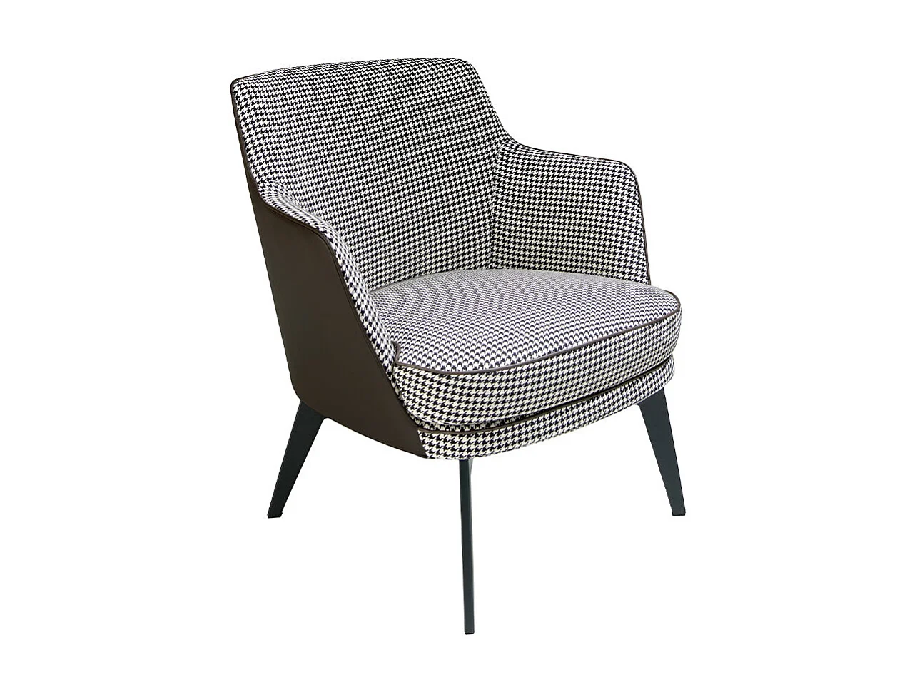 Dudeco Poltrona Vilnius Branco e Preto