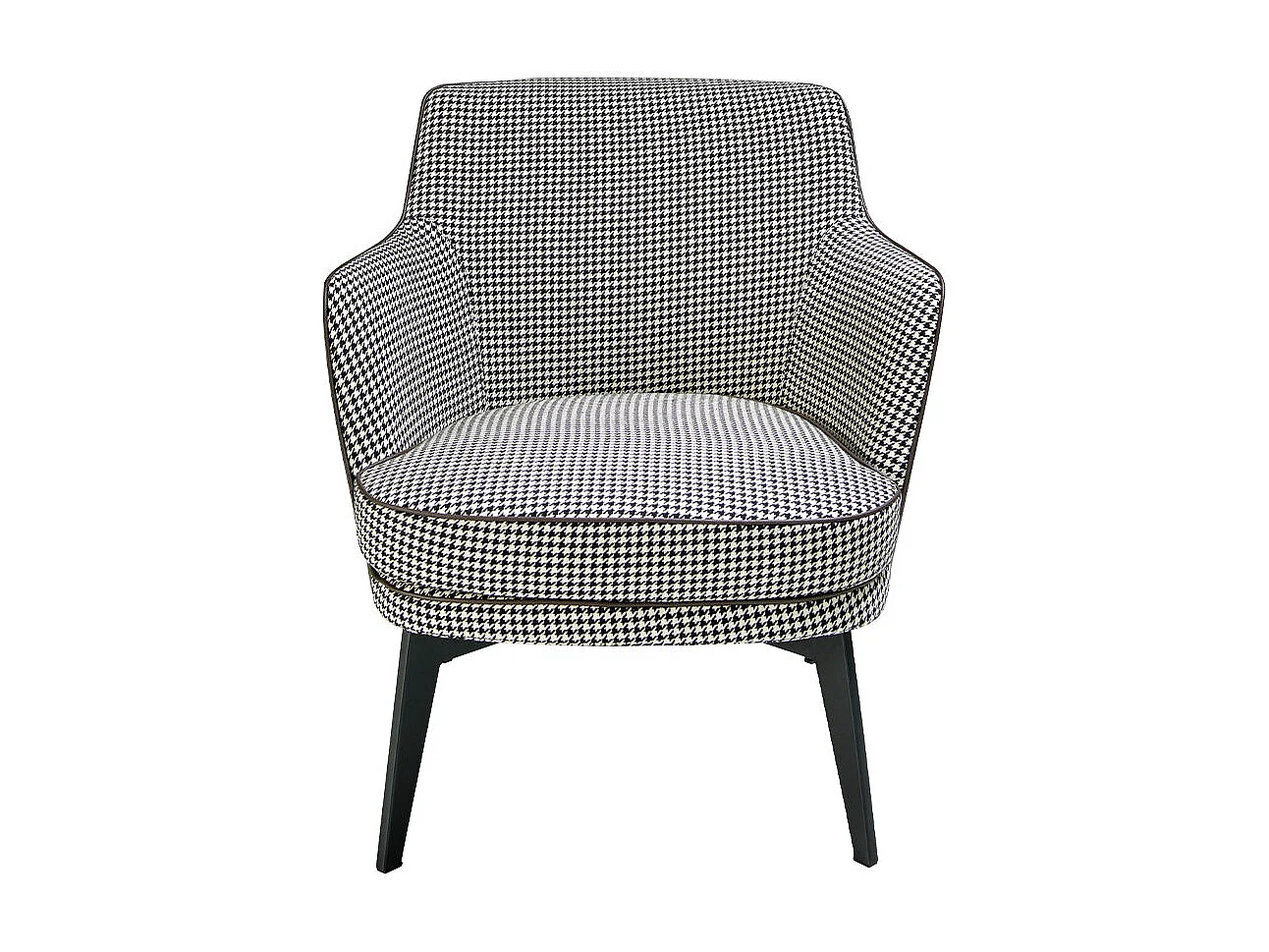 Dudeco Poltrona Vilnius Branco e Preto