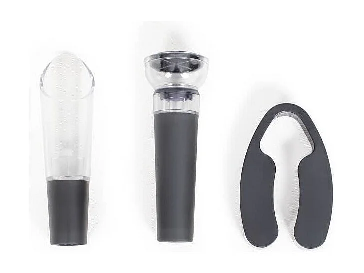 Uniwersalny, elektryczny zestaw do wina LIVOO GS159 z możliwością ładowania, 5 akcesoriów, pojemność 30 butelek, działanie na nacisk