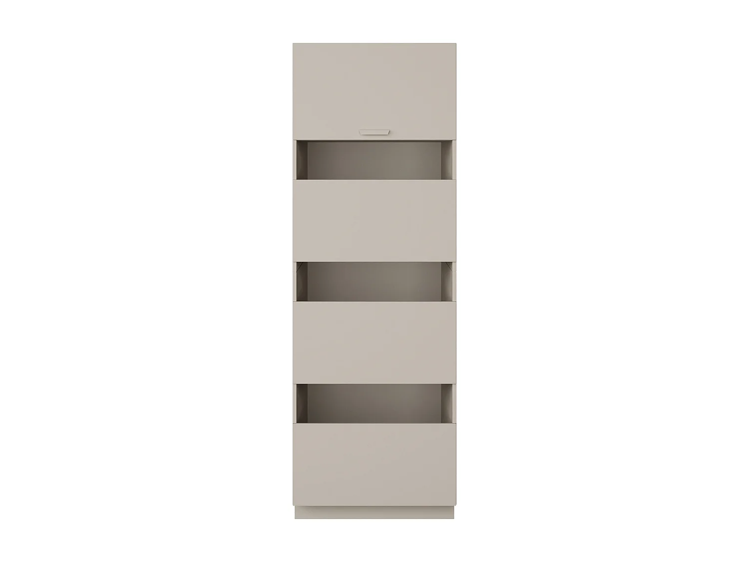 Colonne de salle de bain 68 cm 4 portes - Gris cachemire - HOLV