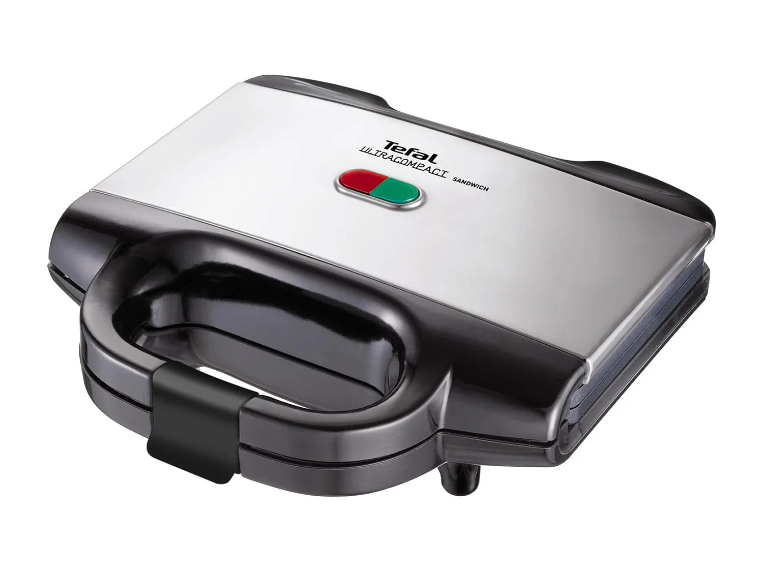 Croque-monsieur Tefal SM155212 ultrakompakt 700W Edelstahl Antihaftbeschichtung mit hitzebeständigem Griff und Sicherheitsverriegelung
