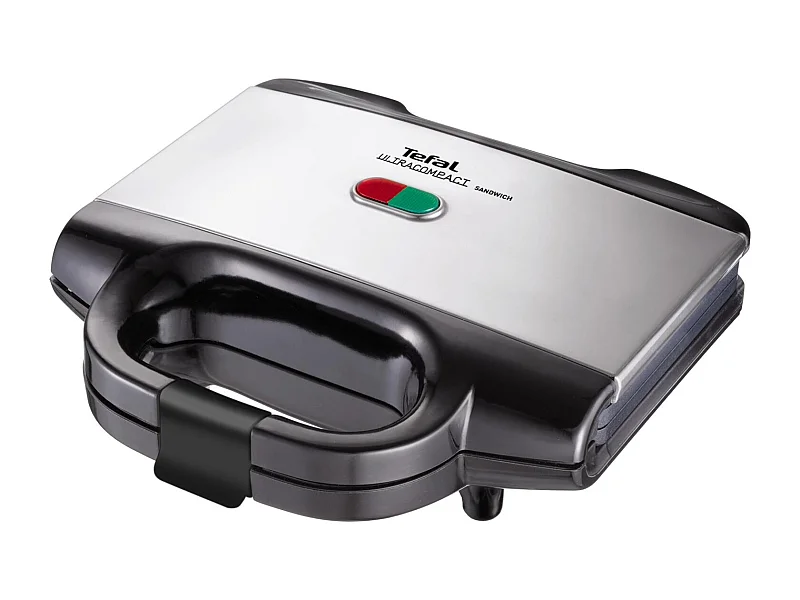 Croque-monsieur Tefal SM155212 ultrakompakt 700W Edelstahl Antihaftbeschichtung mit hitzebeständigem Griff und Sicherheitsverriegelung