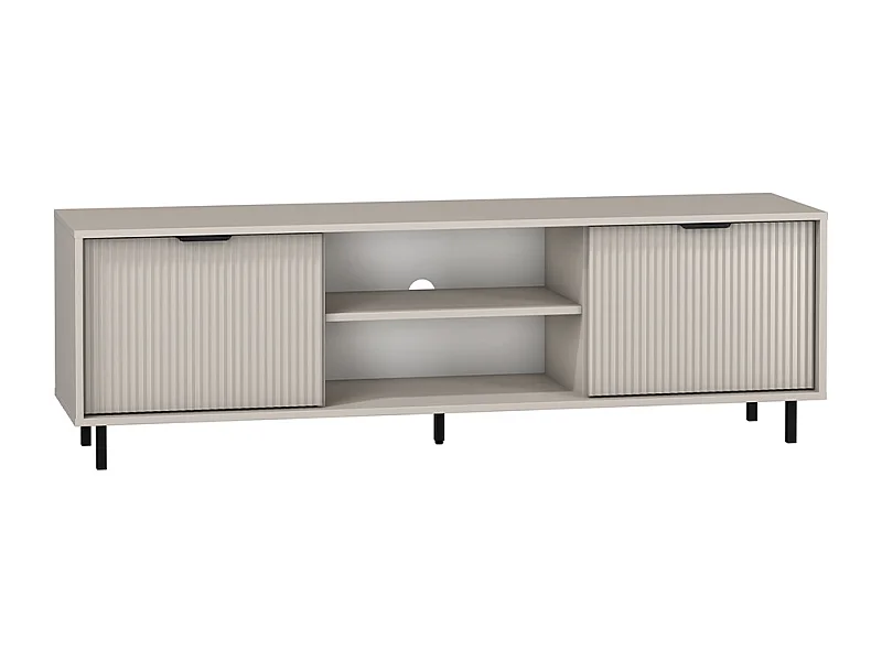 Meuble TV 2 portes 160 cm Soly Cachemire