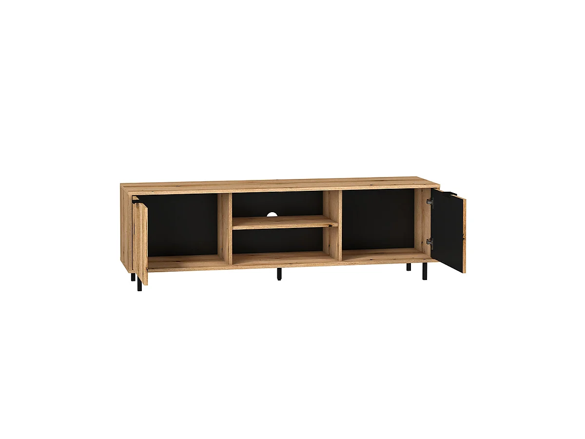 TV-Möbel mit 2 Türen 160 cm Soly Holz