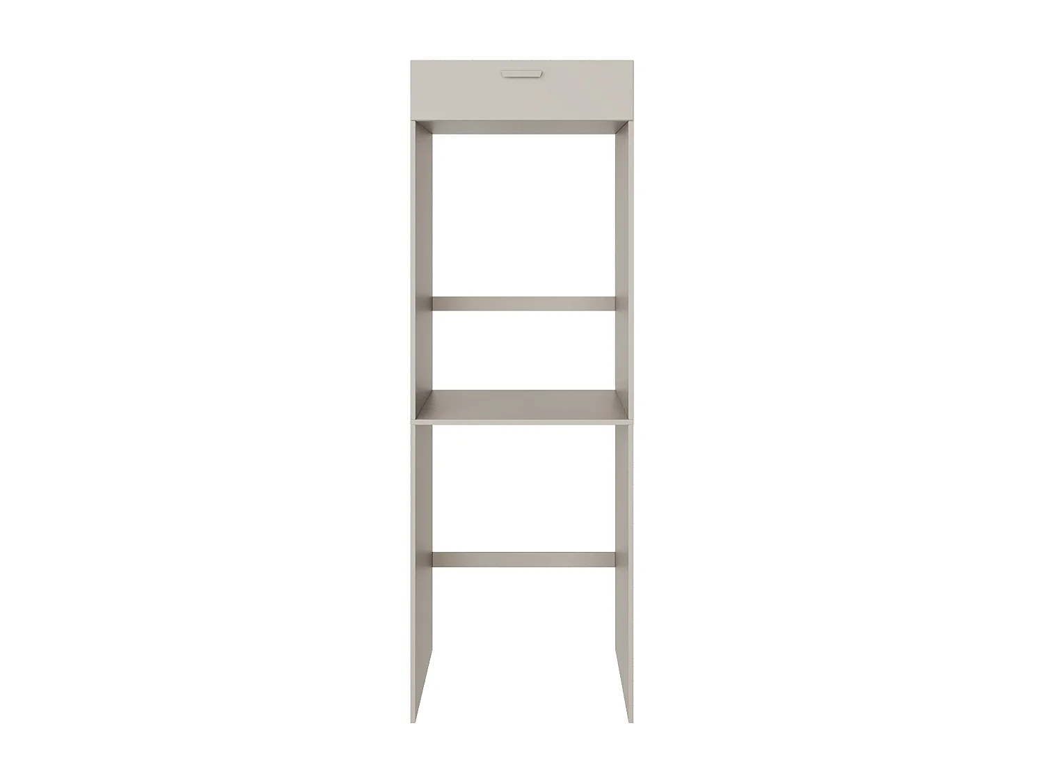 Waschmaschinen-Überbauschrank 68 cm – für 1 Gerät – Kaschmirgrau – HOLV