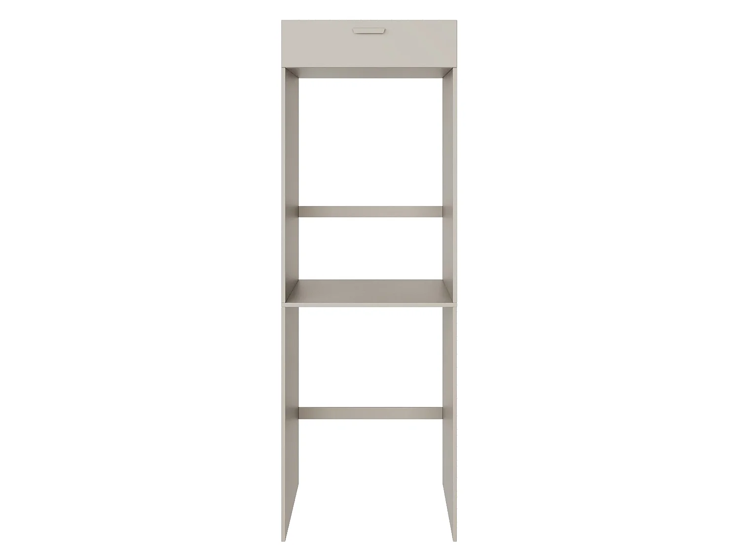 Wasmachinekast 68 cm voor 1 apparaat – Kasjmiergrij – HOLV