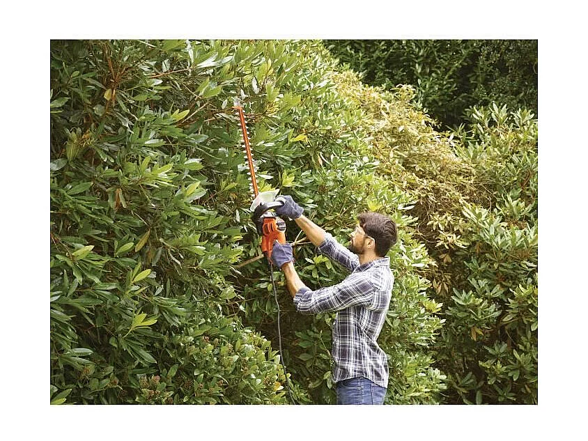 Elektrischer Heckenschere BLACK+DECKER BEHTS301 500W, Sägeblatt 50 cm, präziser Schnitt bis zu 35 mm