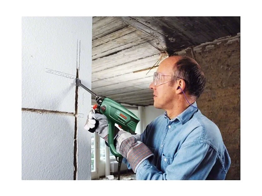 Bosch Bohrhammer PBH 2500 SRE 600W, 1,9J, SDS Plus Bohrfutter, Kunststoffkoffer und Zubehör inklusive