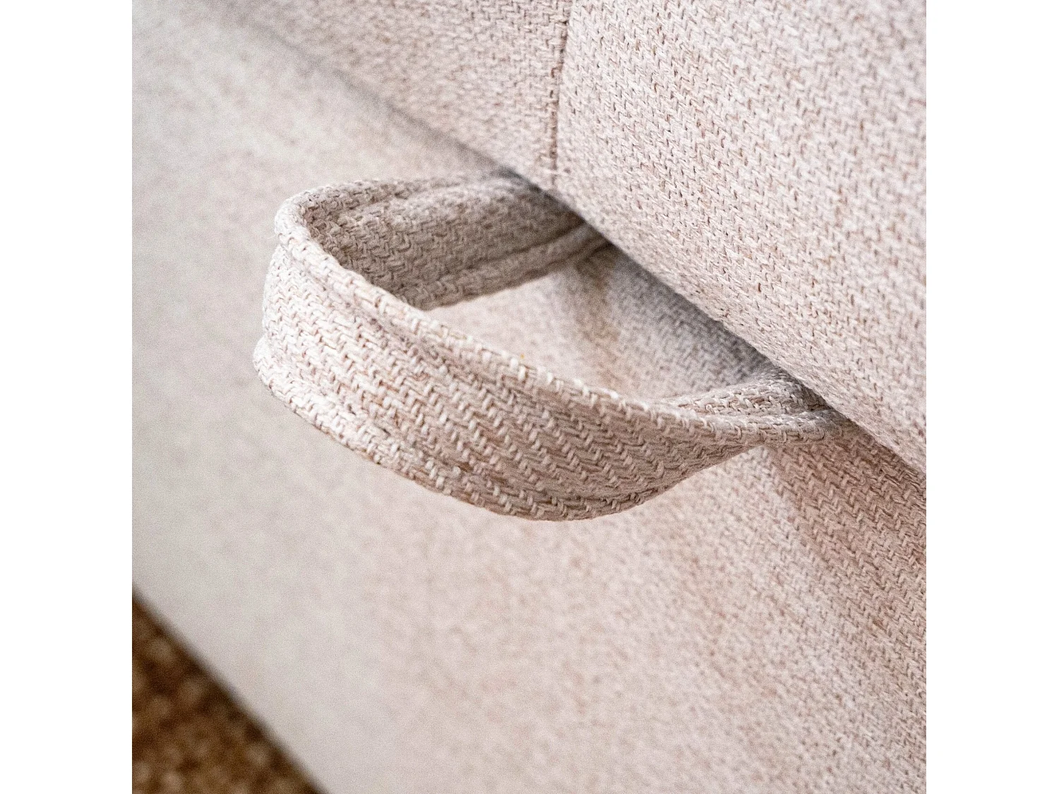 Canapé-Lit 3 Places BUDWING Enzo Beige avec Méridienne Réversible Côté Gauche/Droit (218 x 152 x 88 cm)