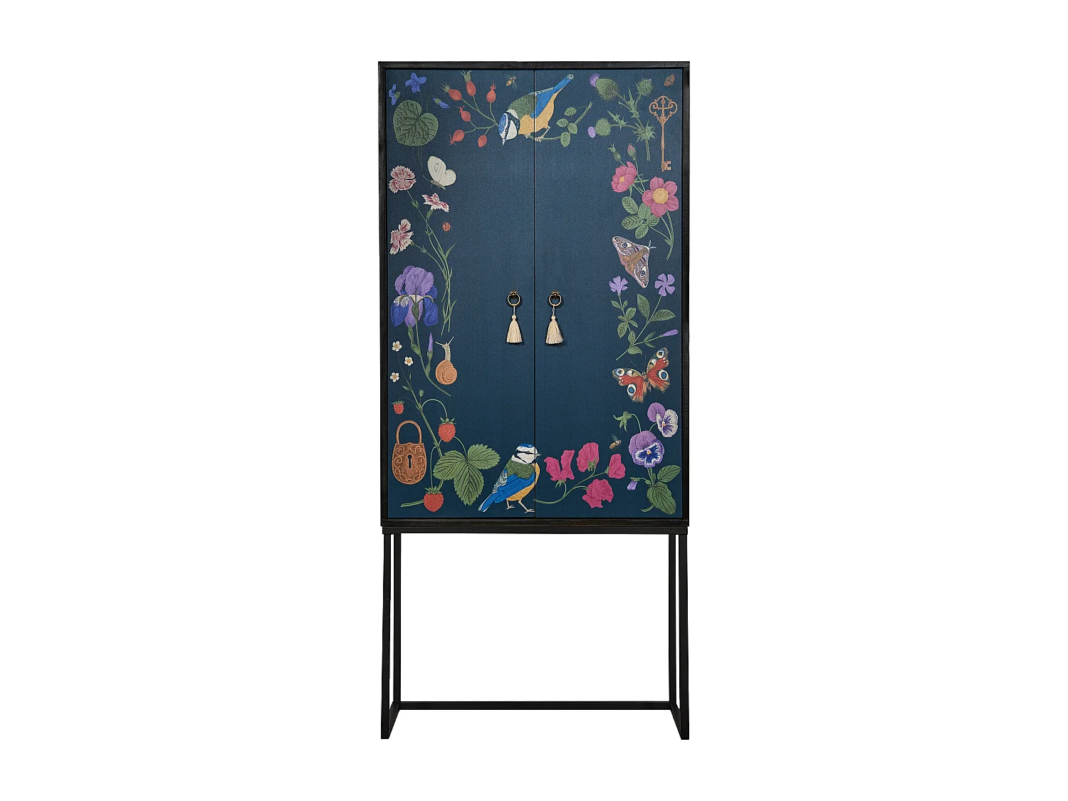 Buffetkast met 2 deuren in bedrukt MDF