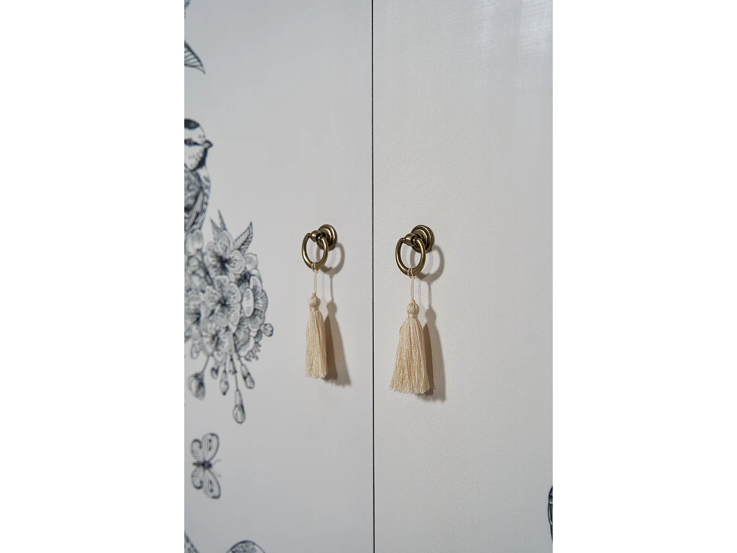 Buffetkast met 2 deuren in bedrukt MDF