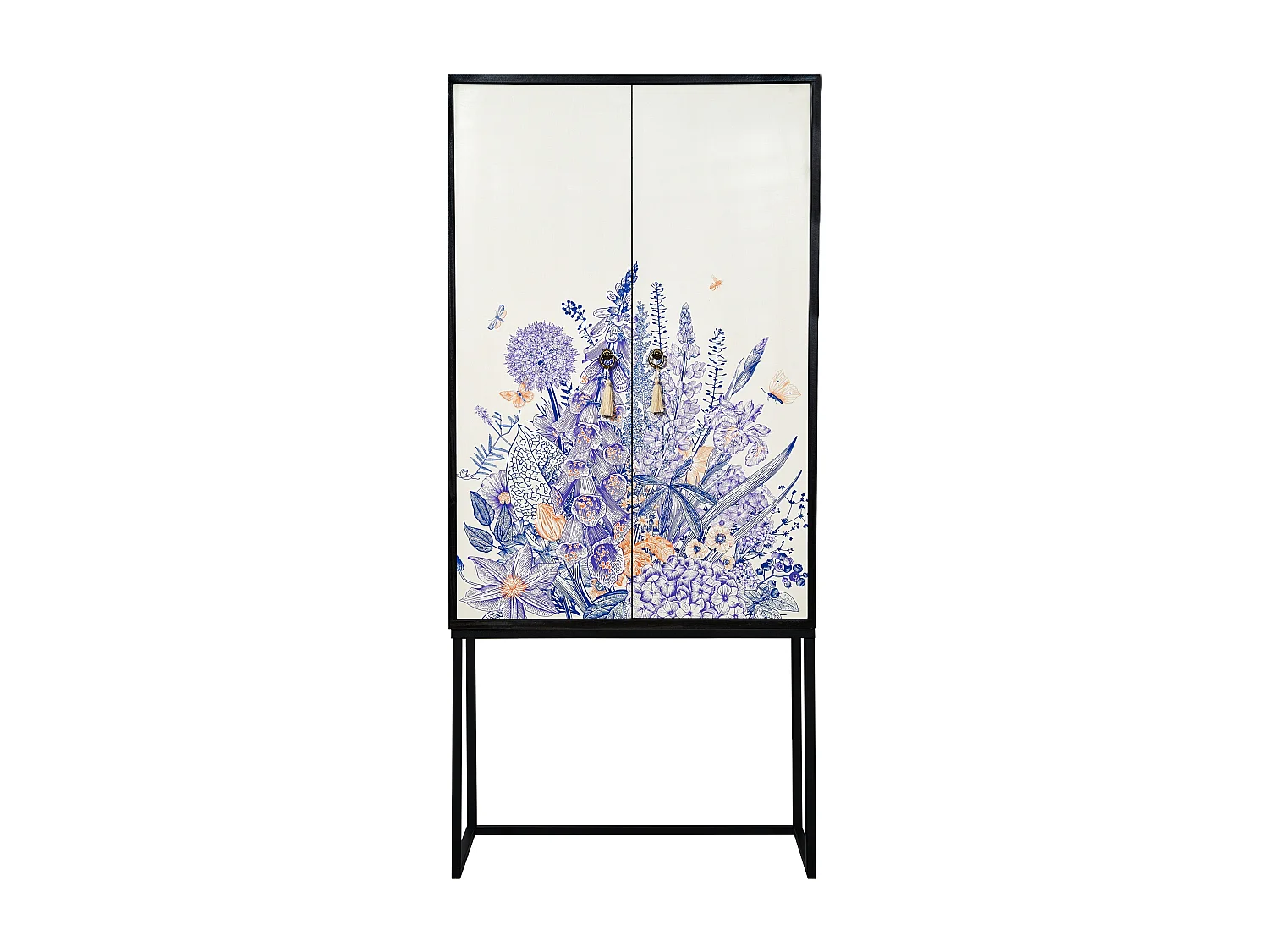 Buffetkast met 2 deuren in bedrukt MDF