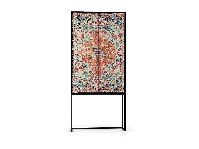 Buffetkast met 2 deuren in bedrukt MDF